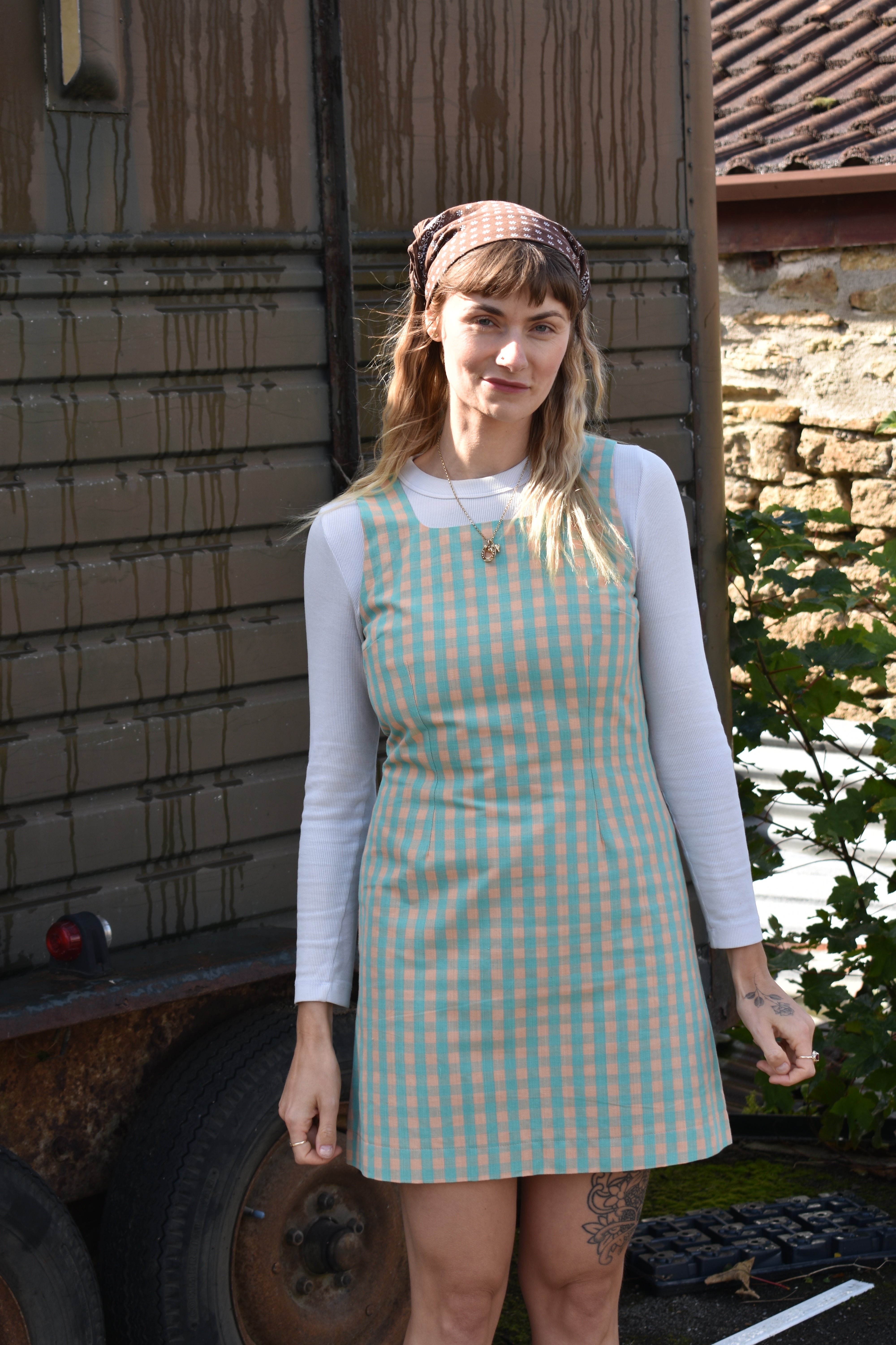 Sweetheart Gingham De'Ville Dress