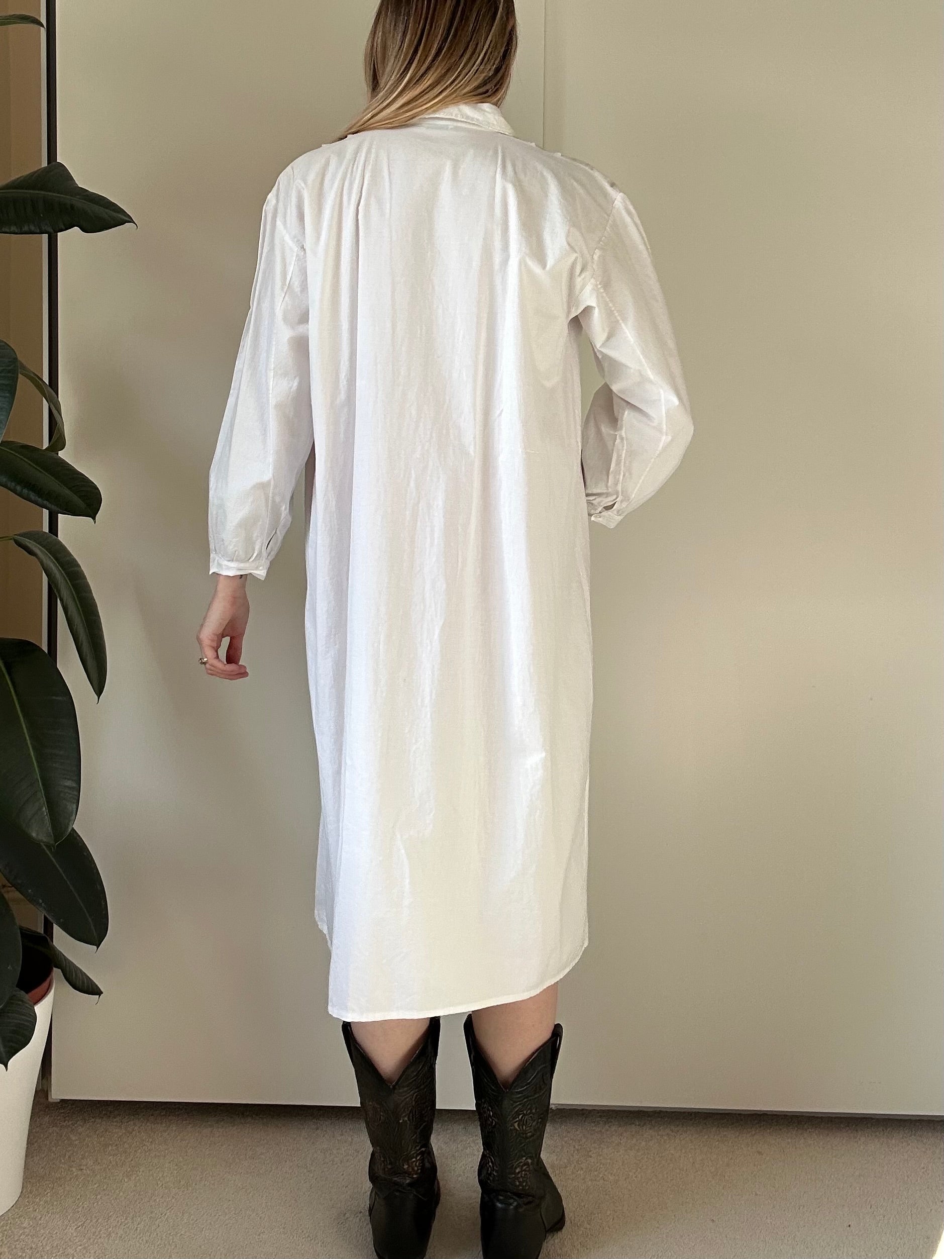 Antique cotton dress - M/L