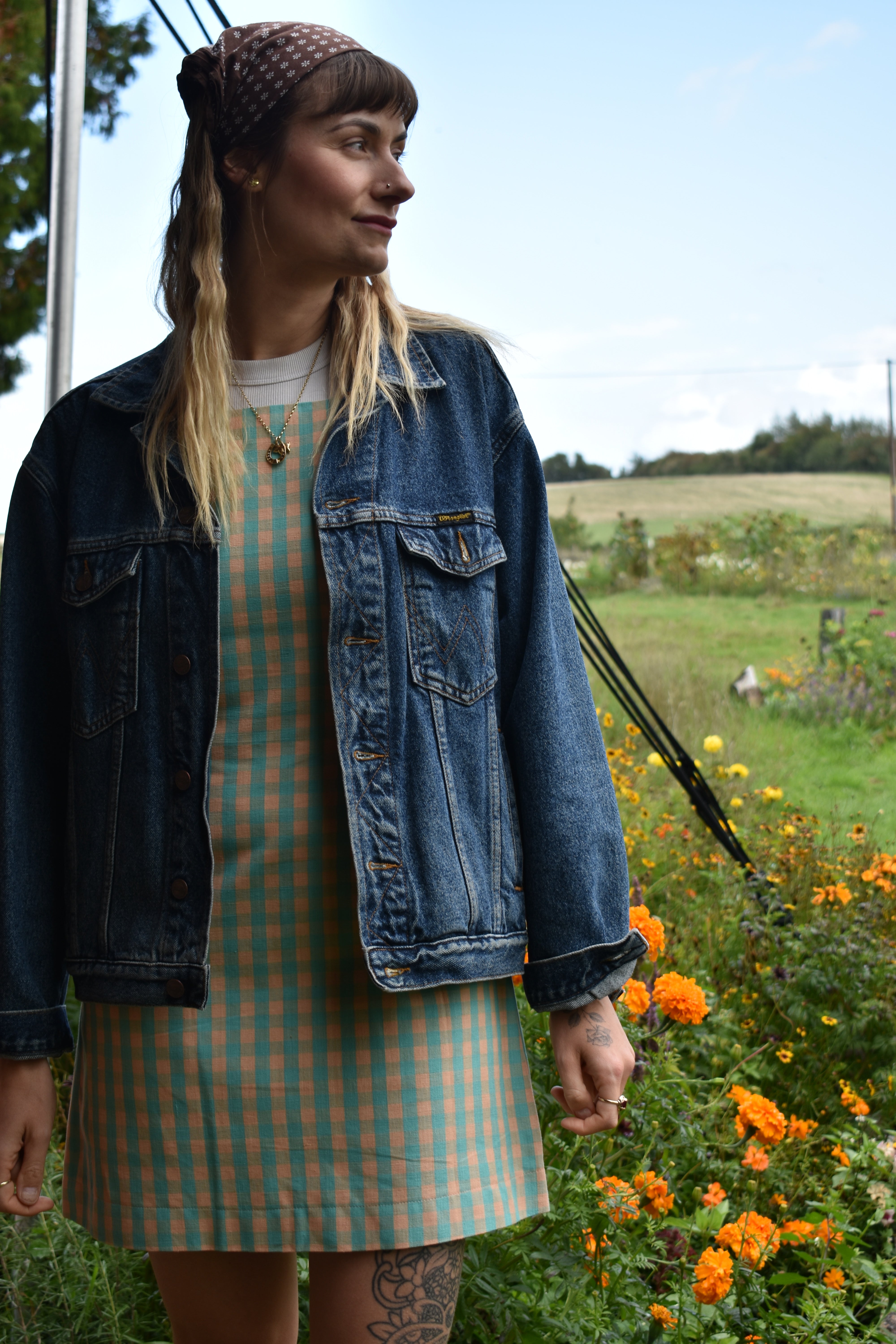 Sweetheart Gingham De'Ville Dress