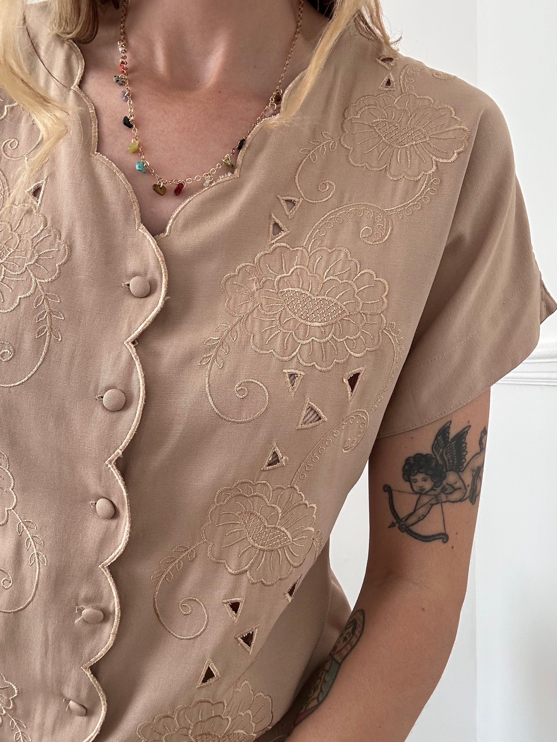Scalloped blouse - L/XL