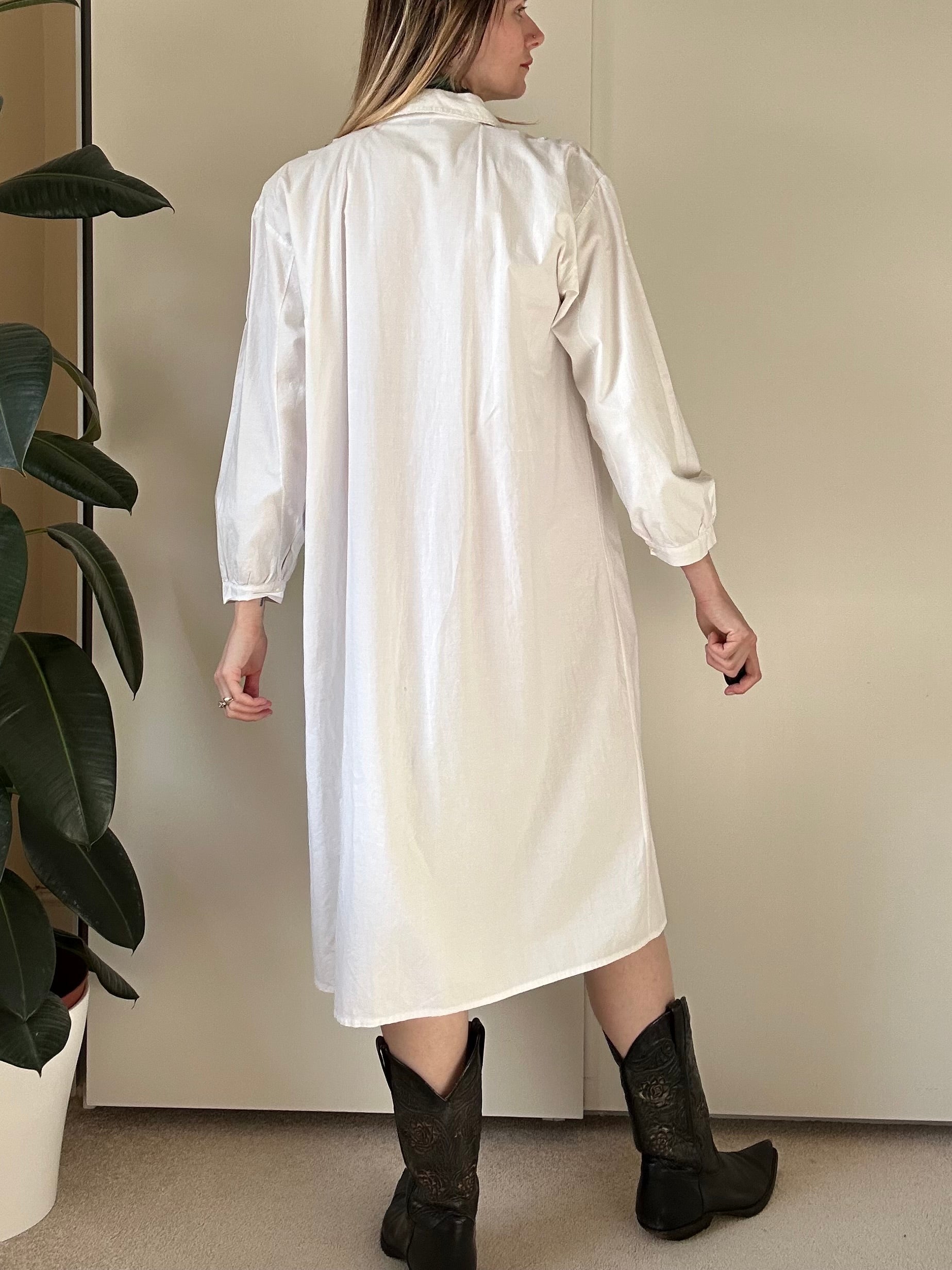 Antique cotton dress - M/L