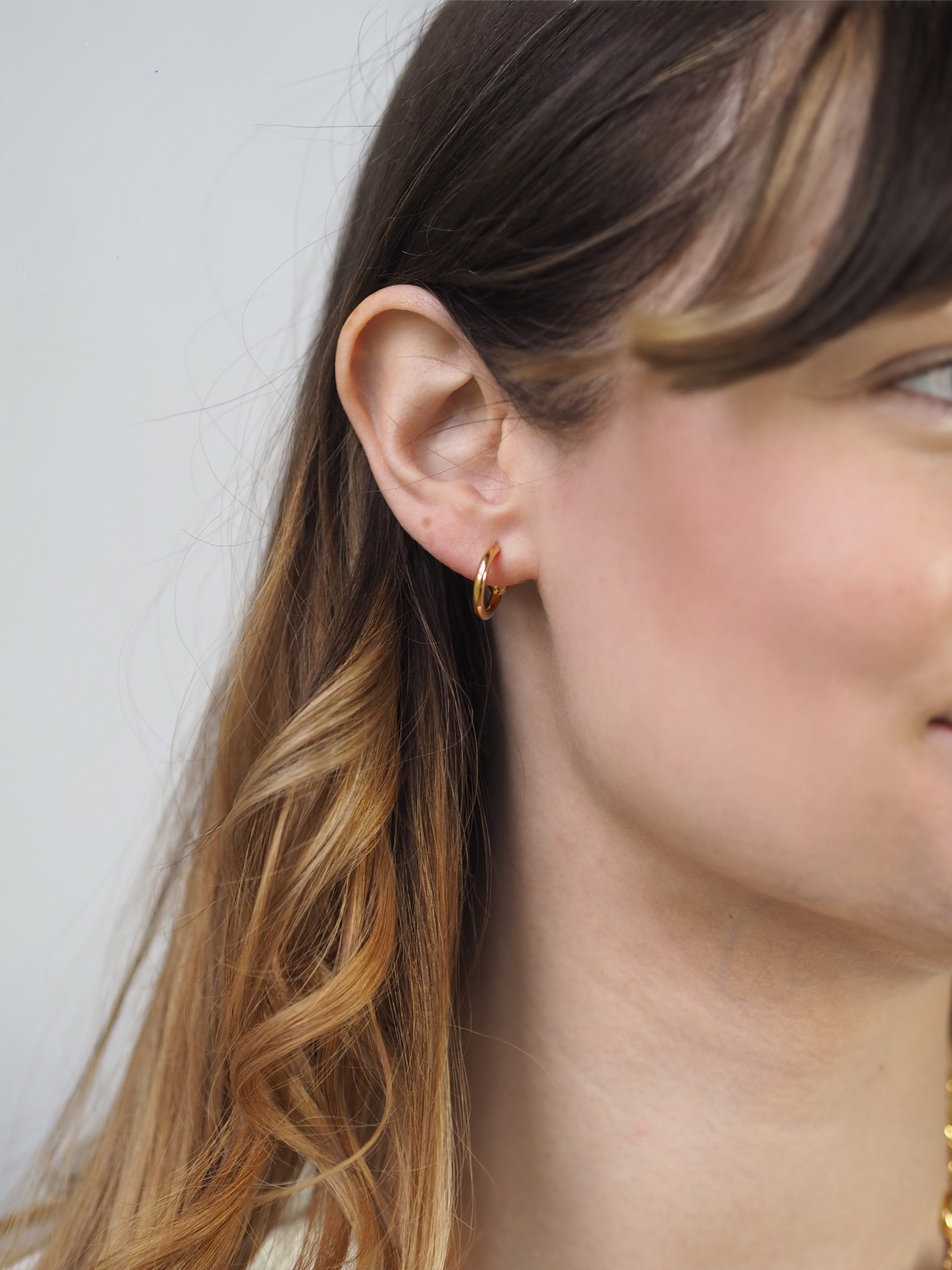 Gold Plated Small Hoop