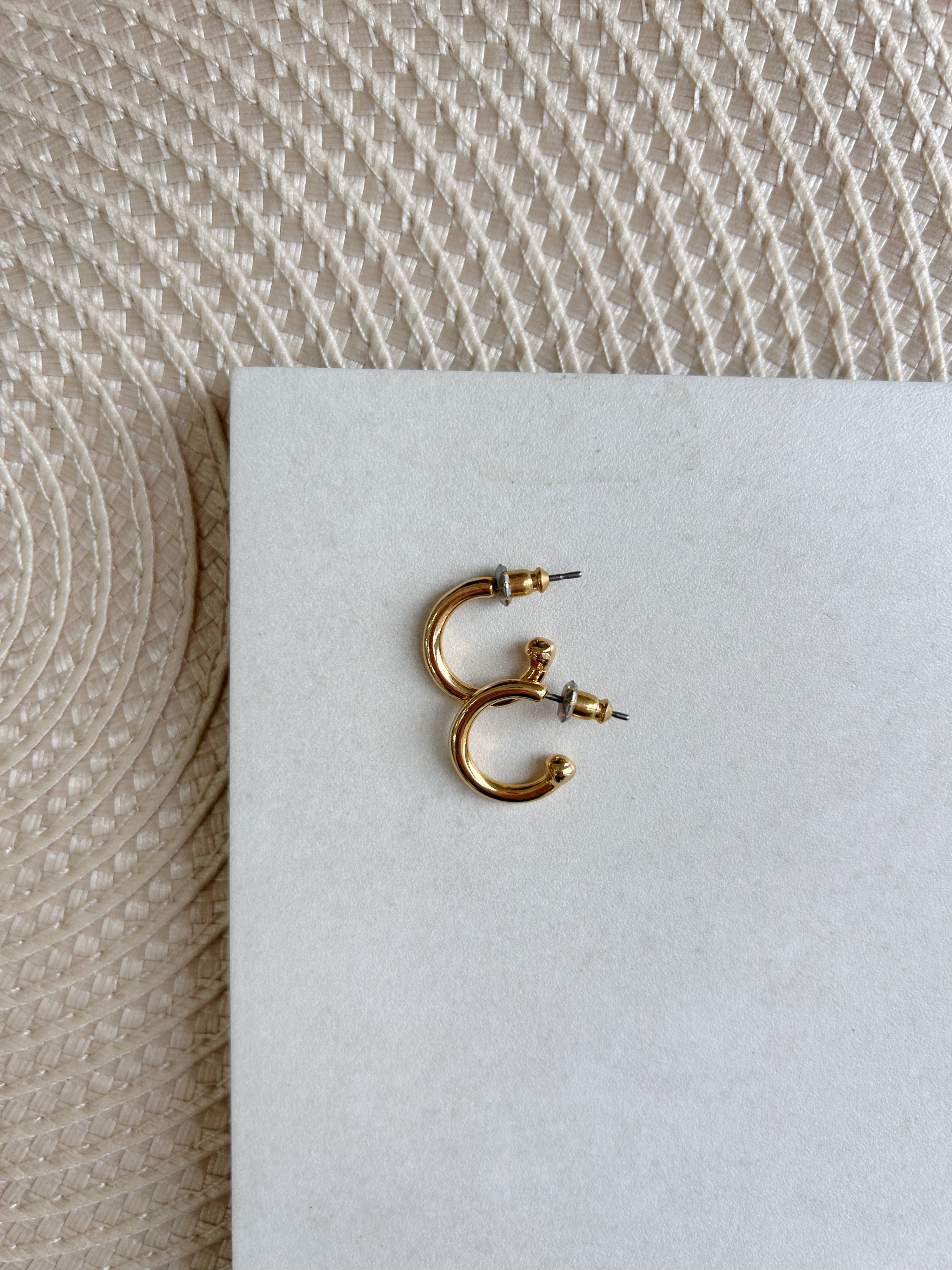 Gold Plated Small Hoop