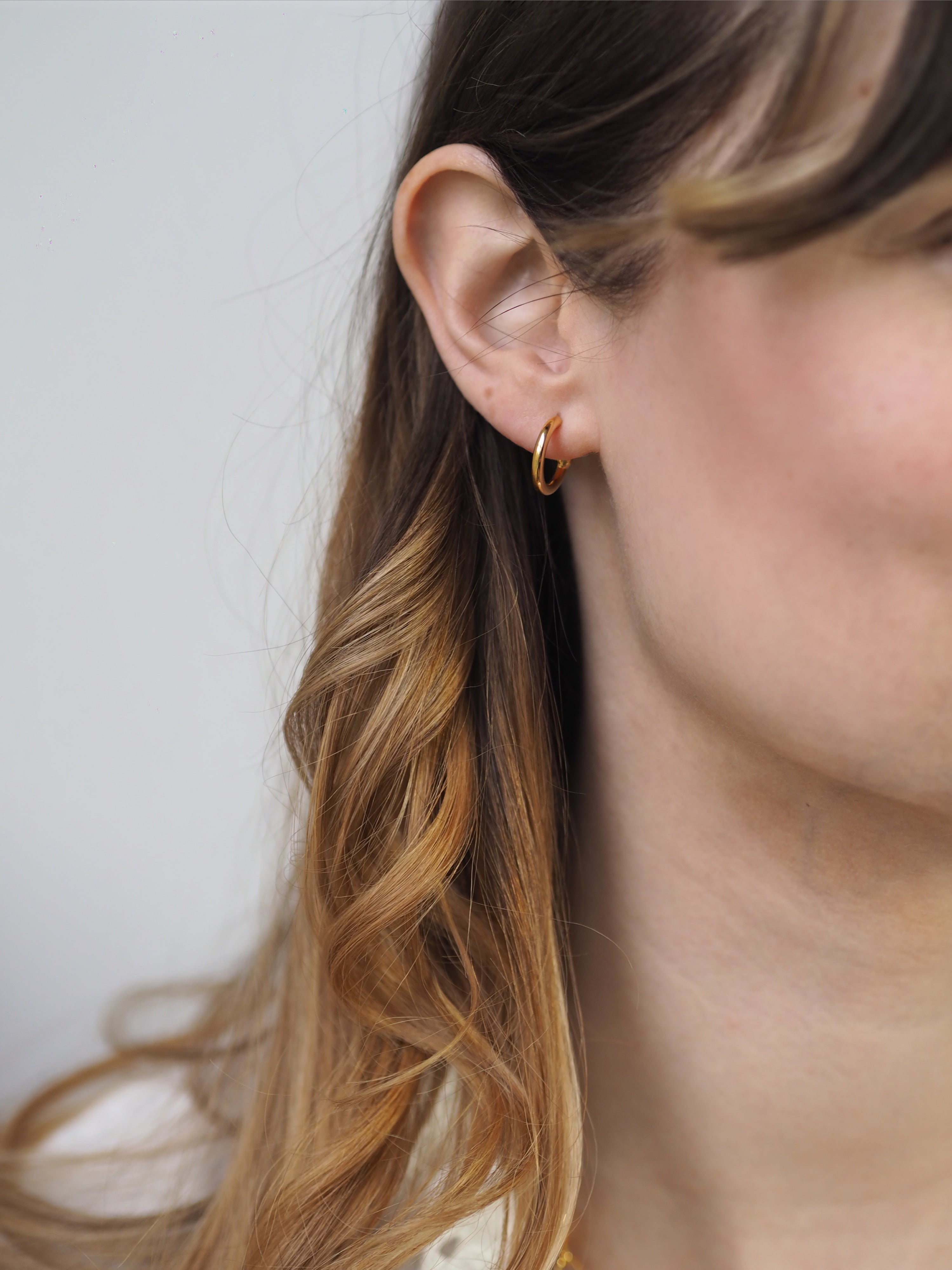 Gold Plated Small Hoop