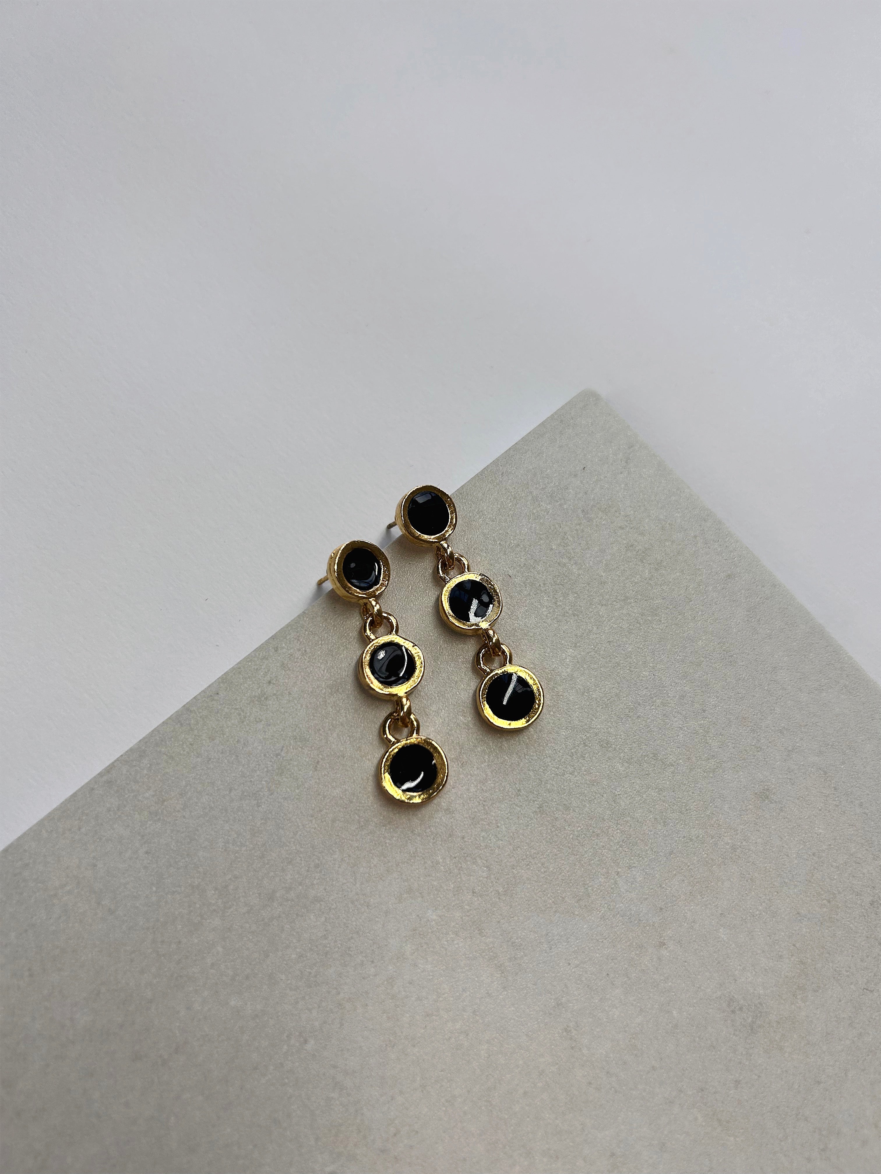 Gold Plated Dangle Earrings