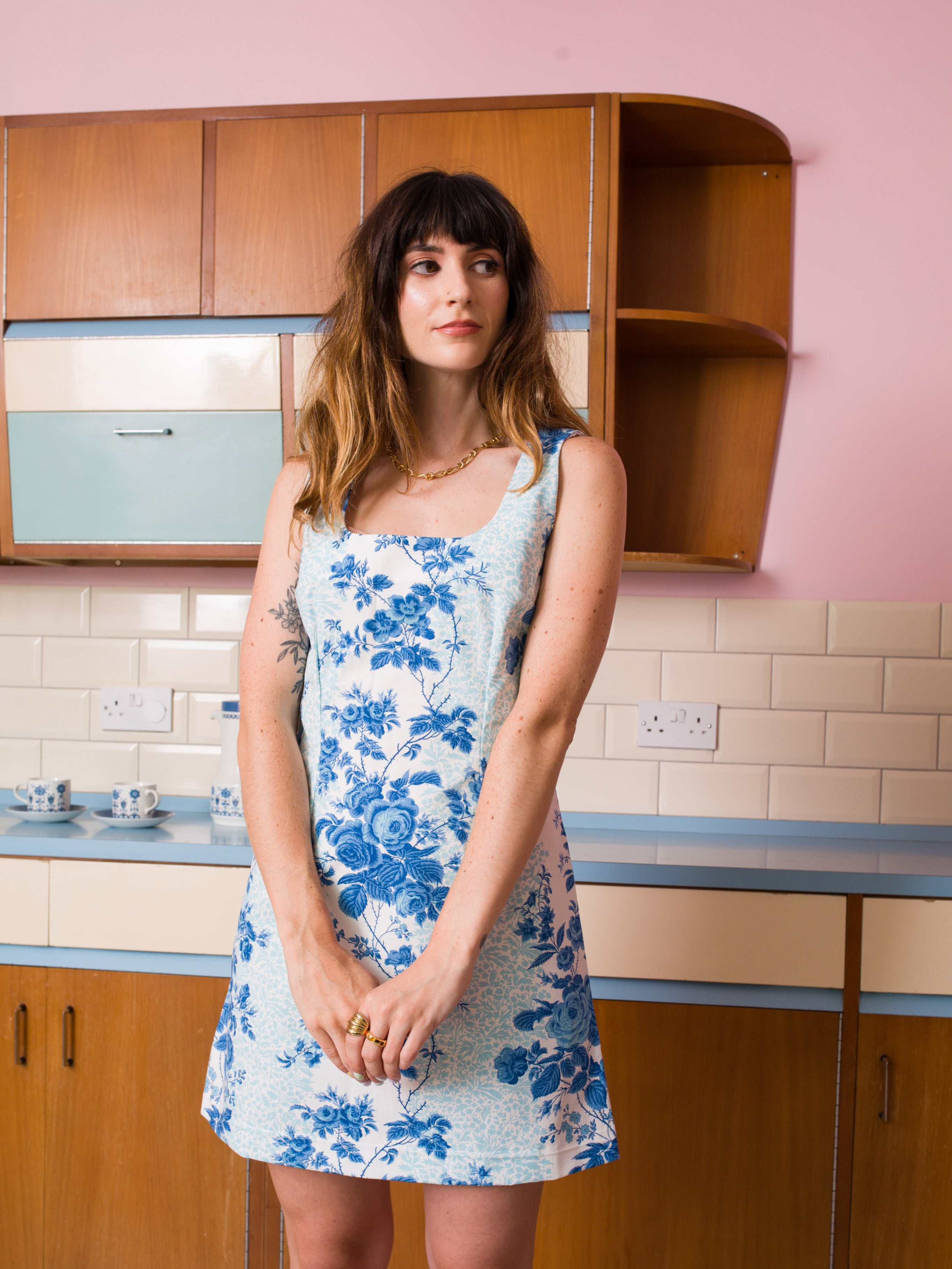 Blue Rose Botanical De'Ville Dress