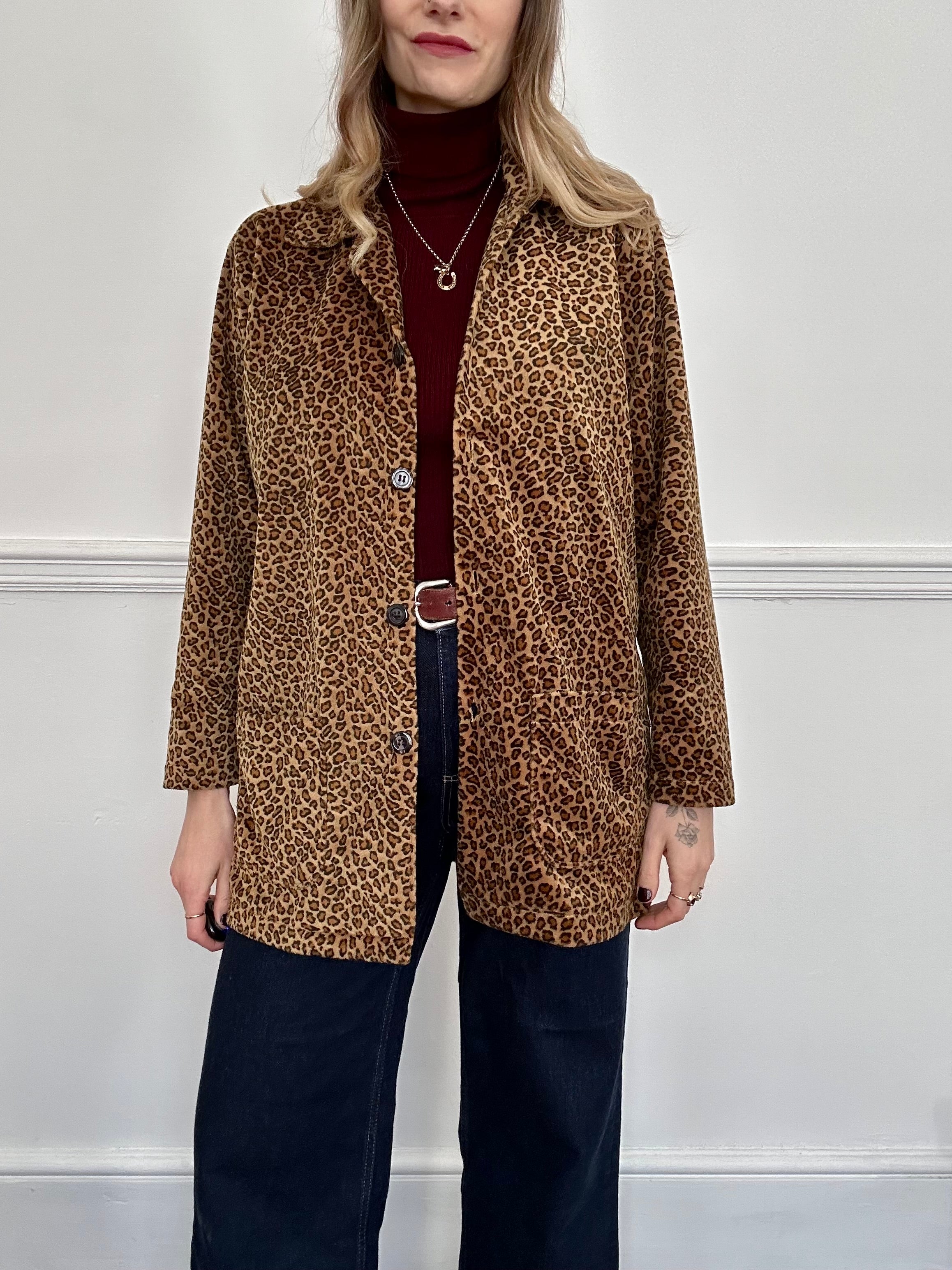 Leopard print shacket - M/L