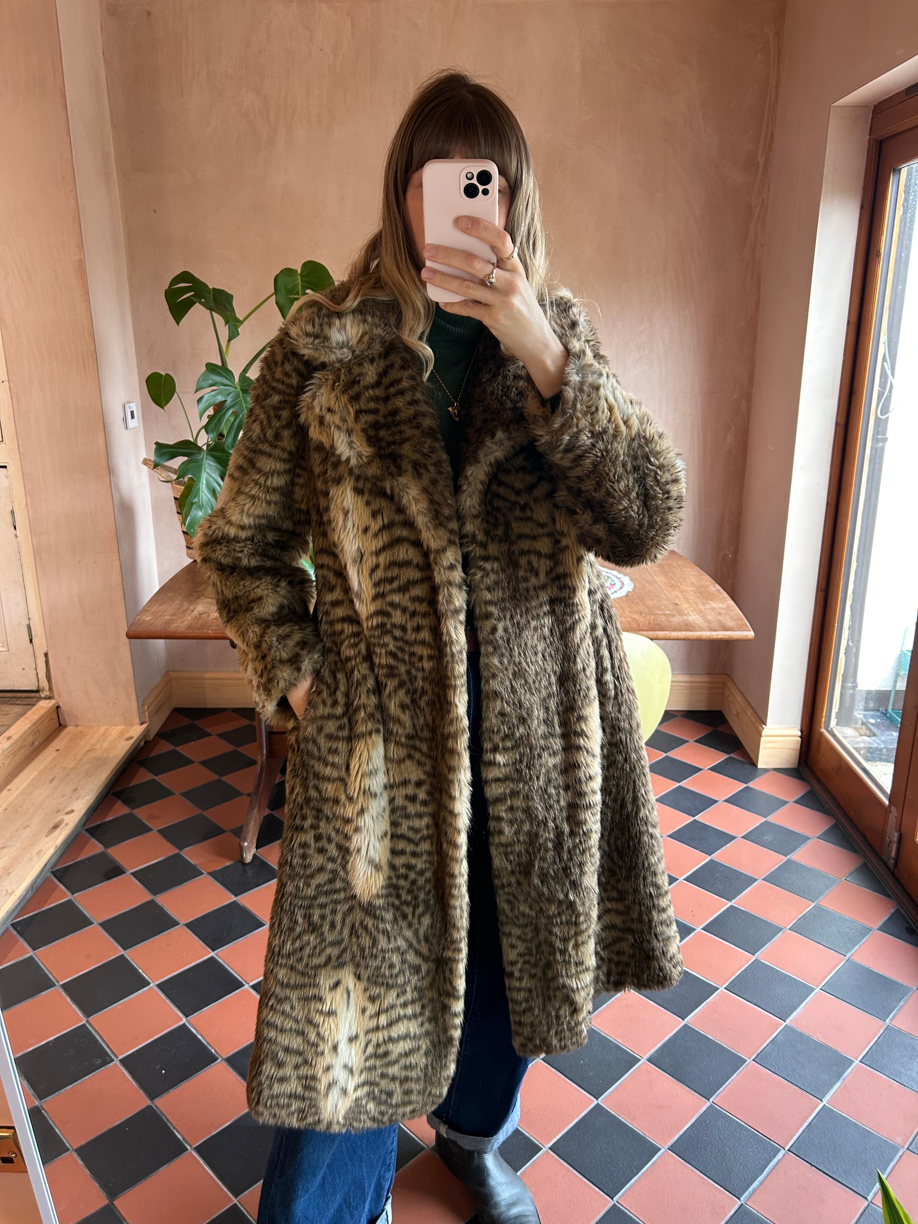 Leopard Coat - S/M