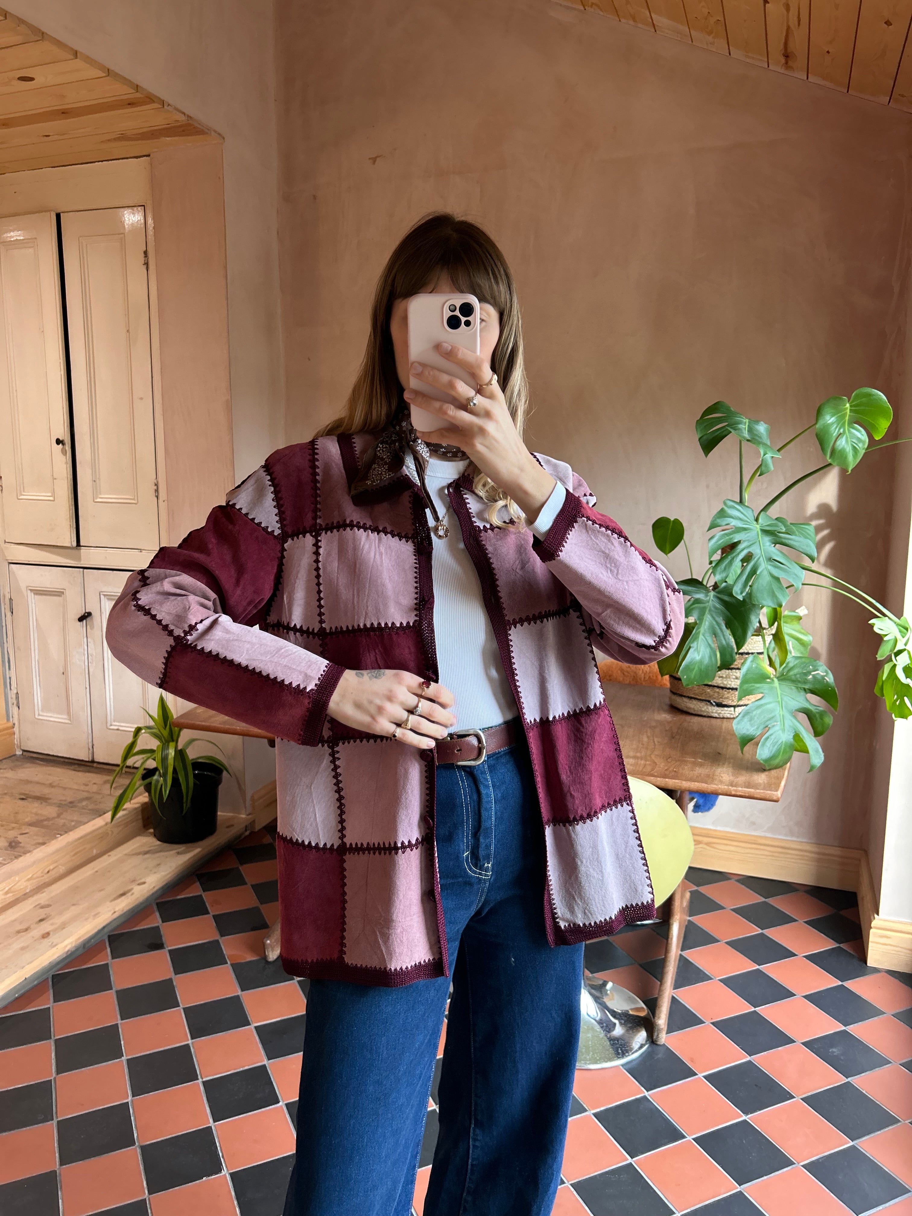 Suede Patchwork Jacket - M/L