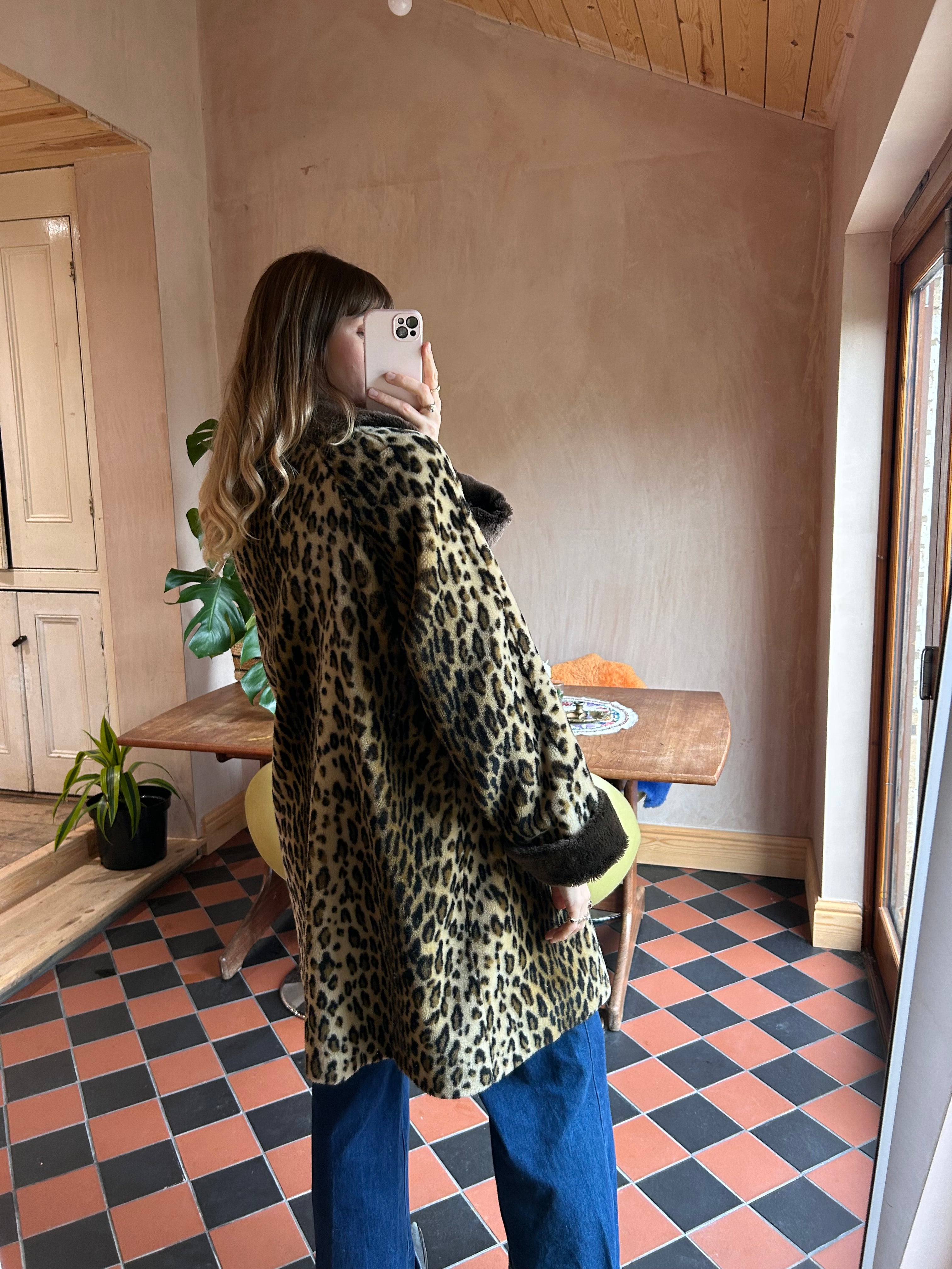 Leopard Coat - M/L
