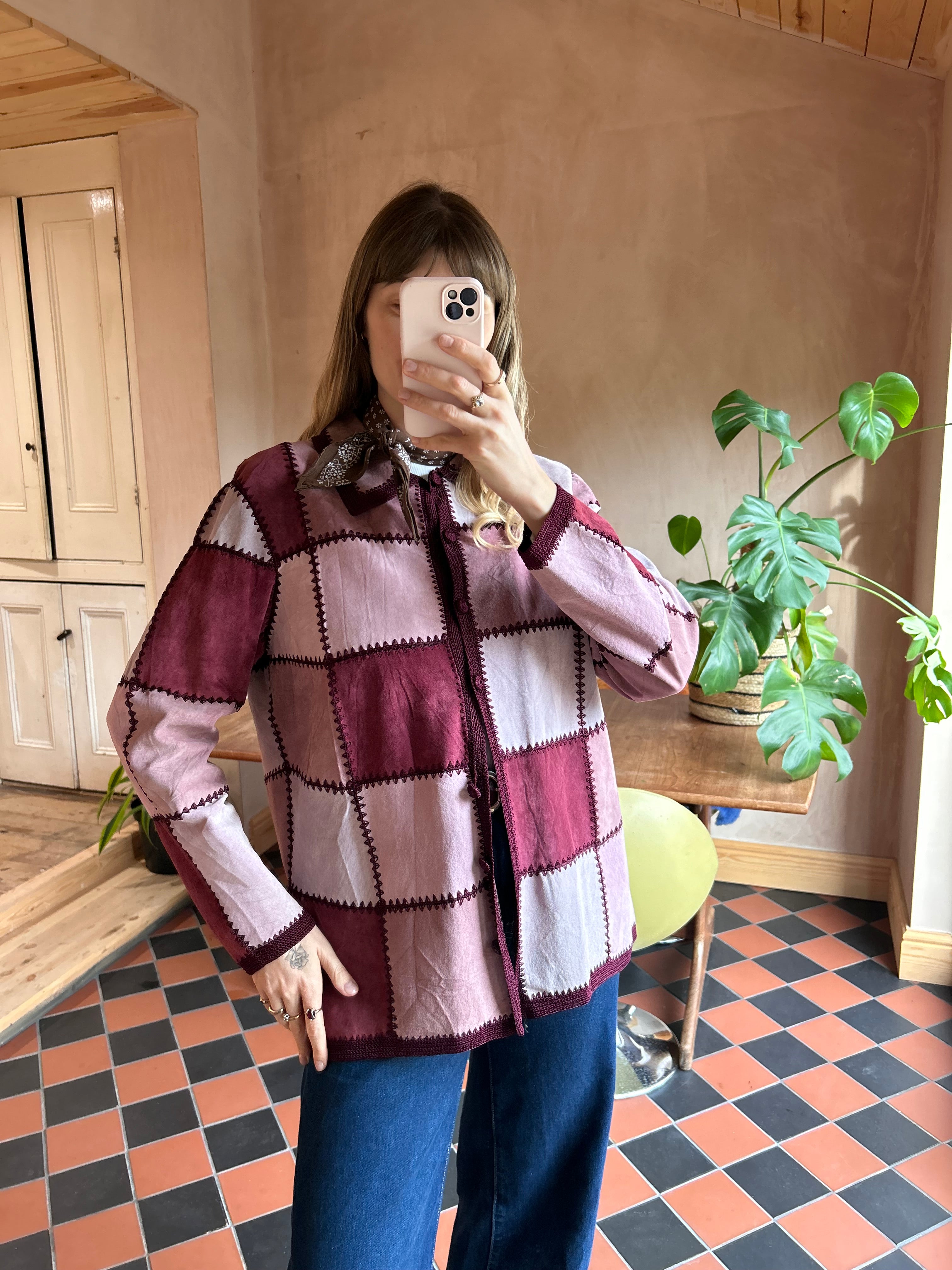 Suede Patchwork Jacket - M/L