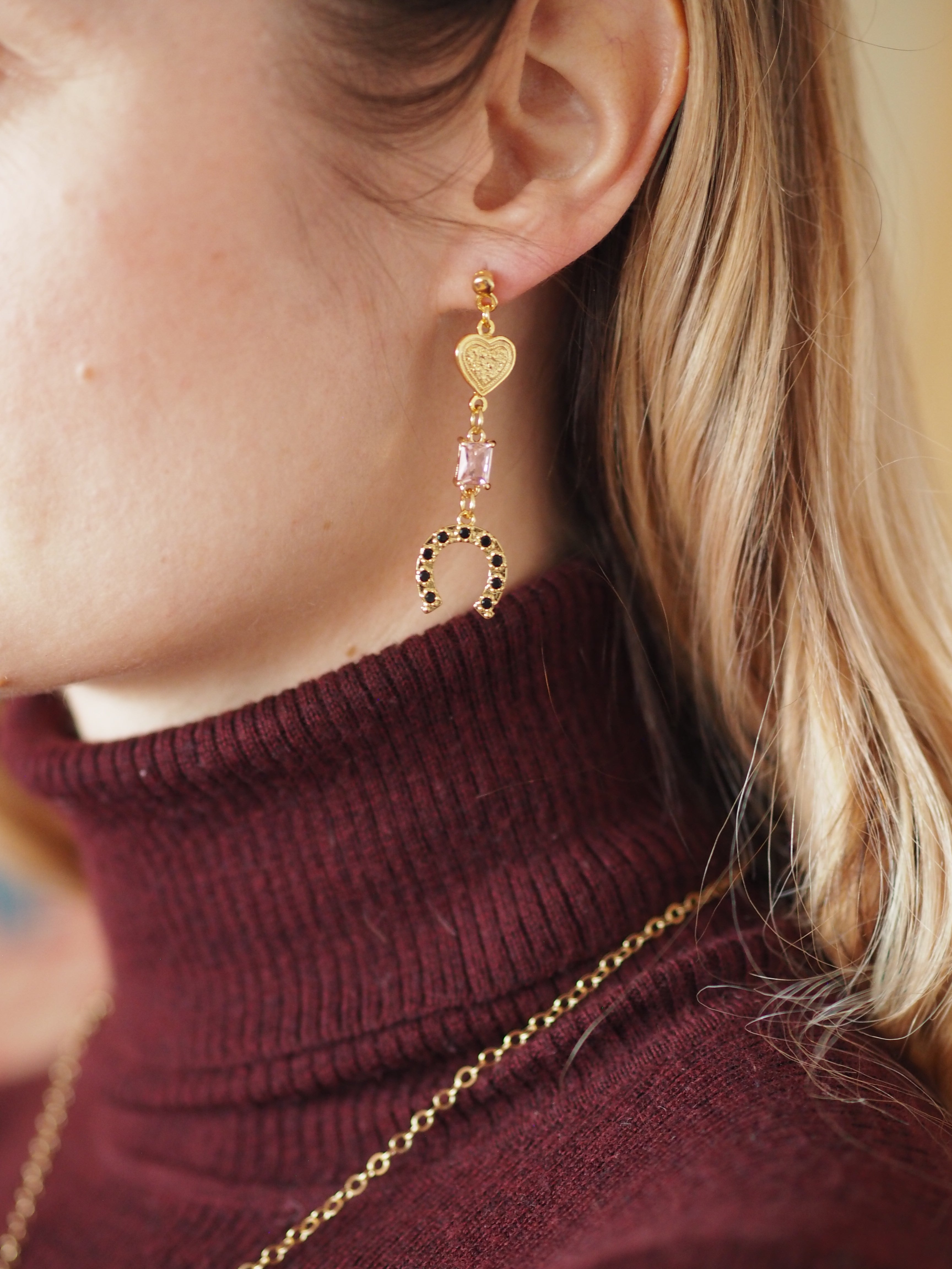 Lucky drop earrings