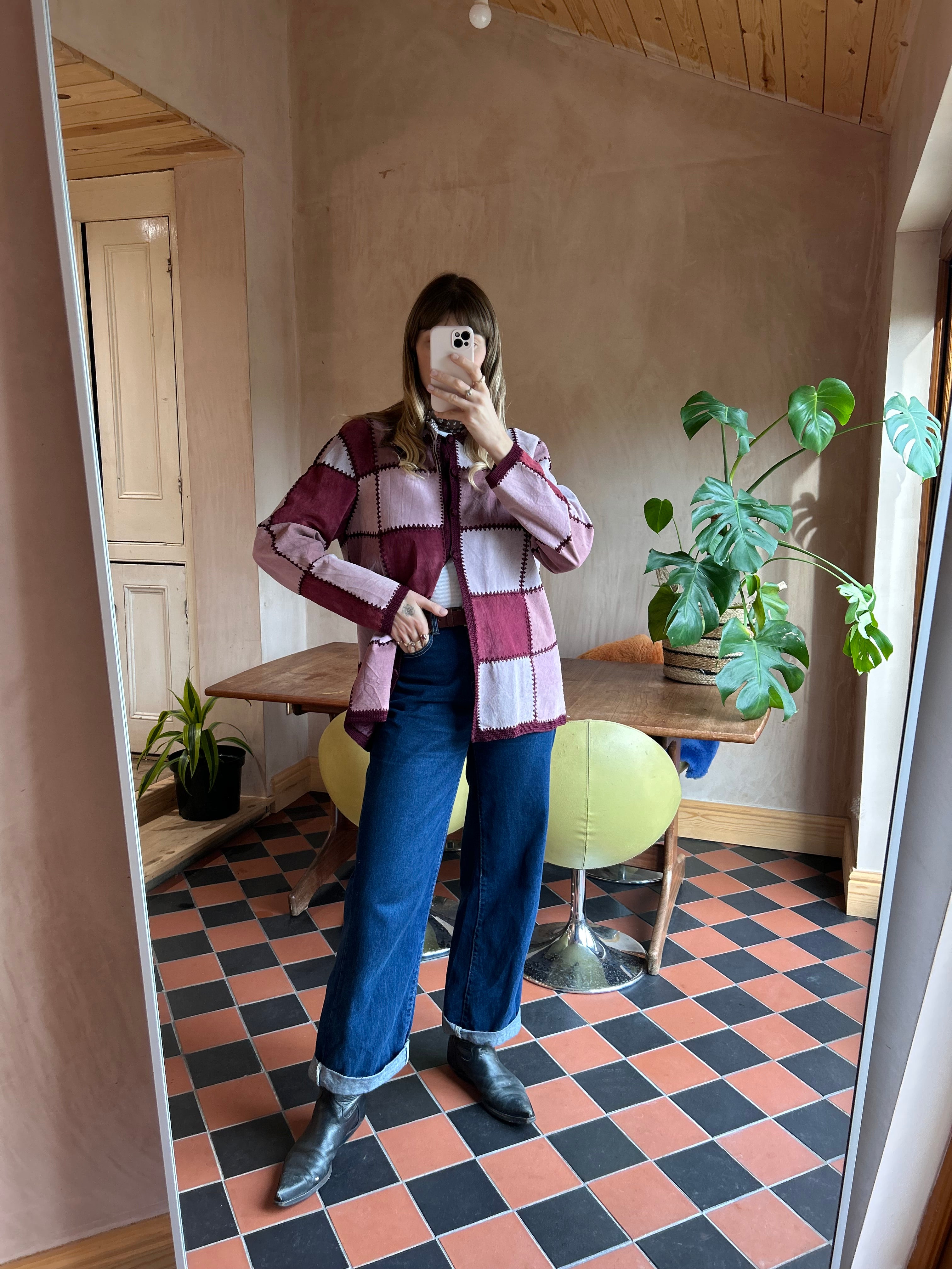 Suede Patchwork Jacket - M/L