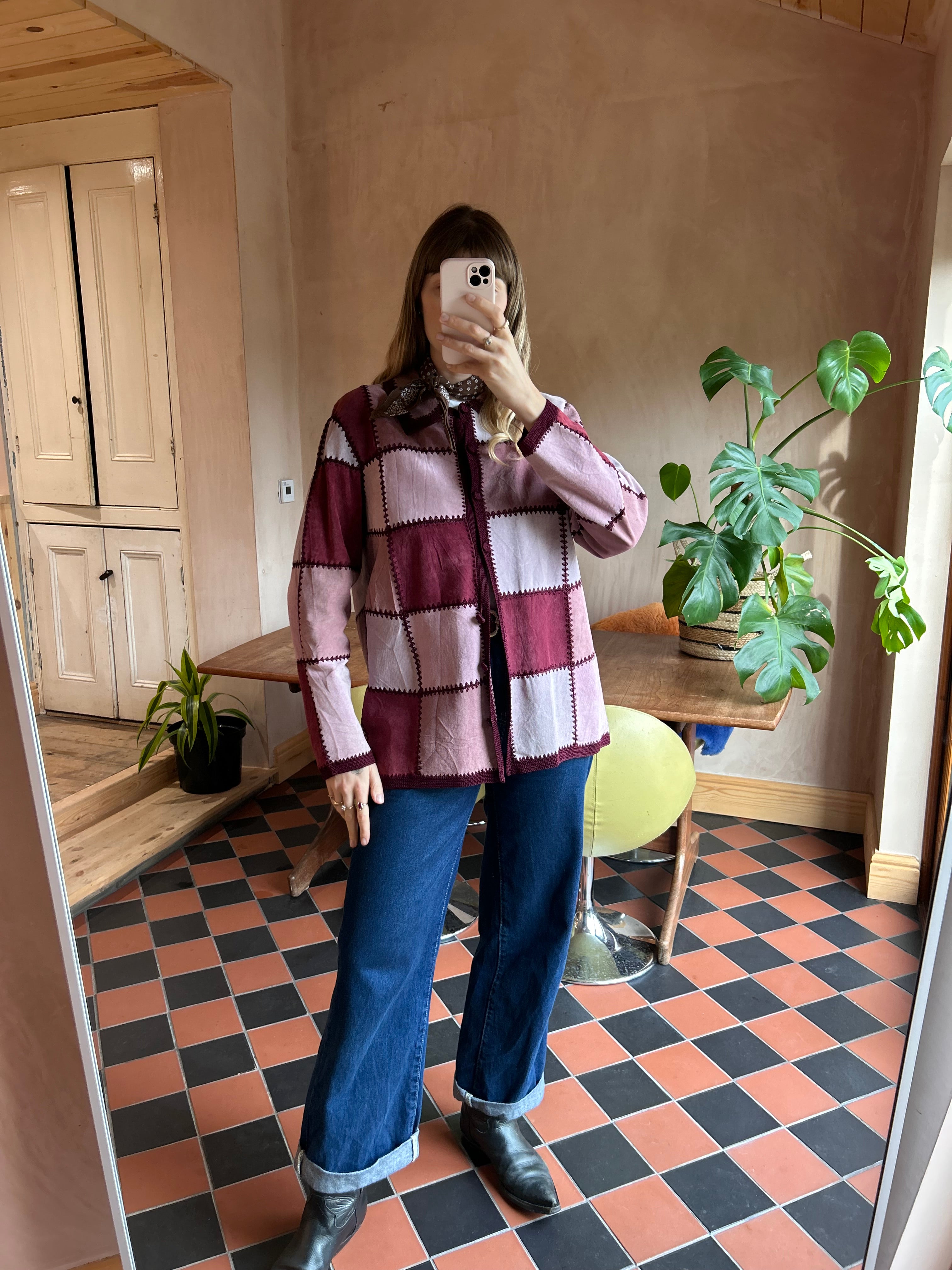 Suede Patchwork Jacket - M/L