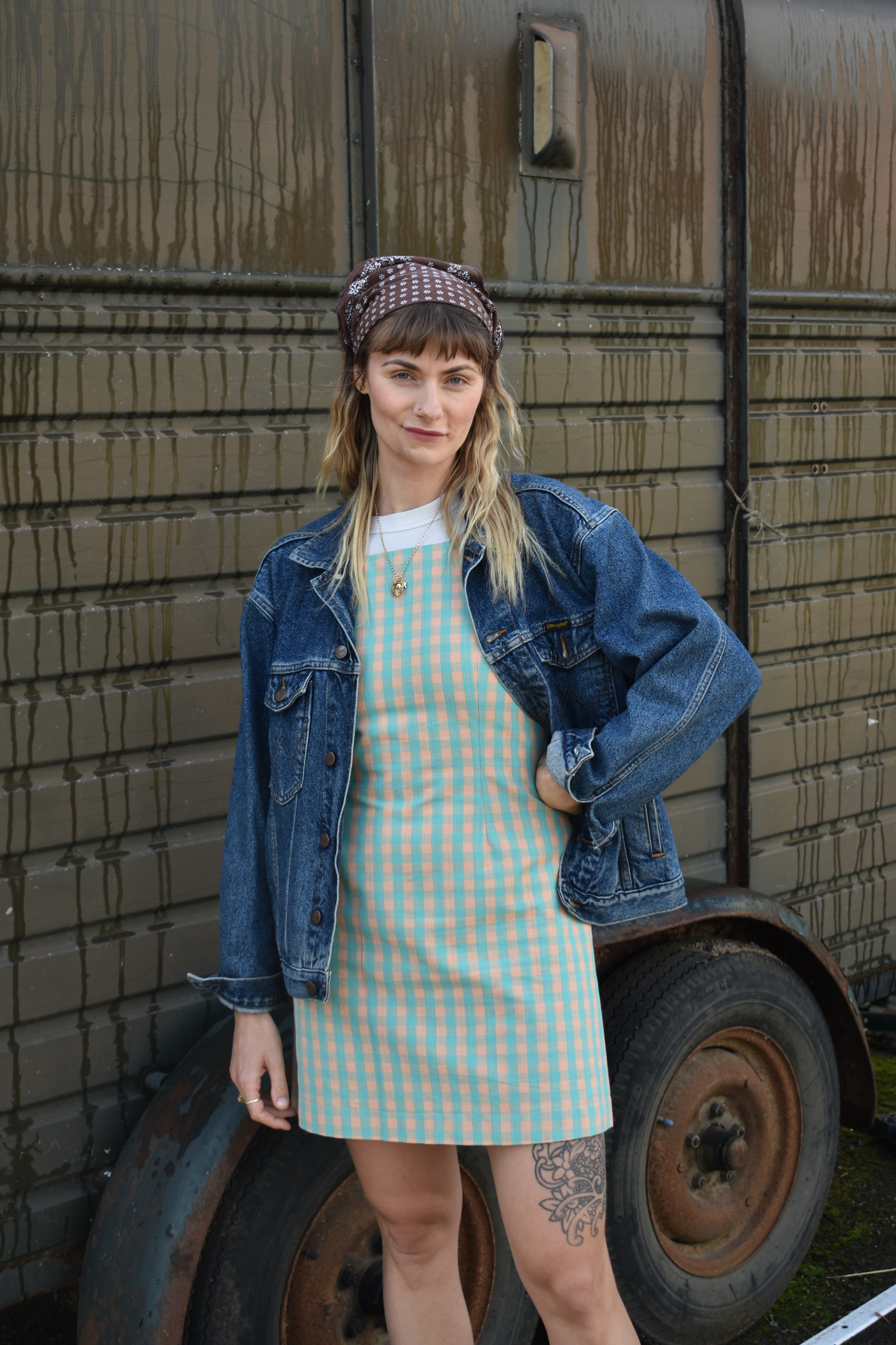 Sweetheart Gingham De'Ville Dress