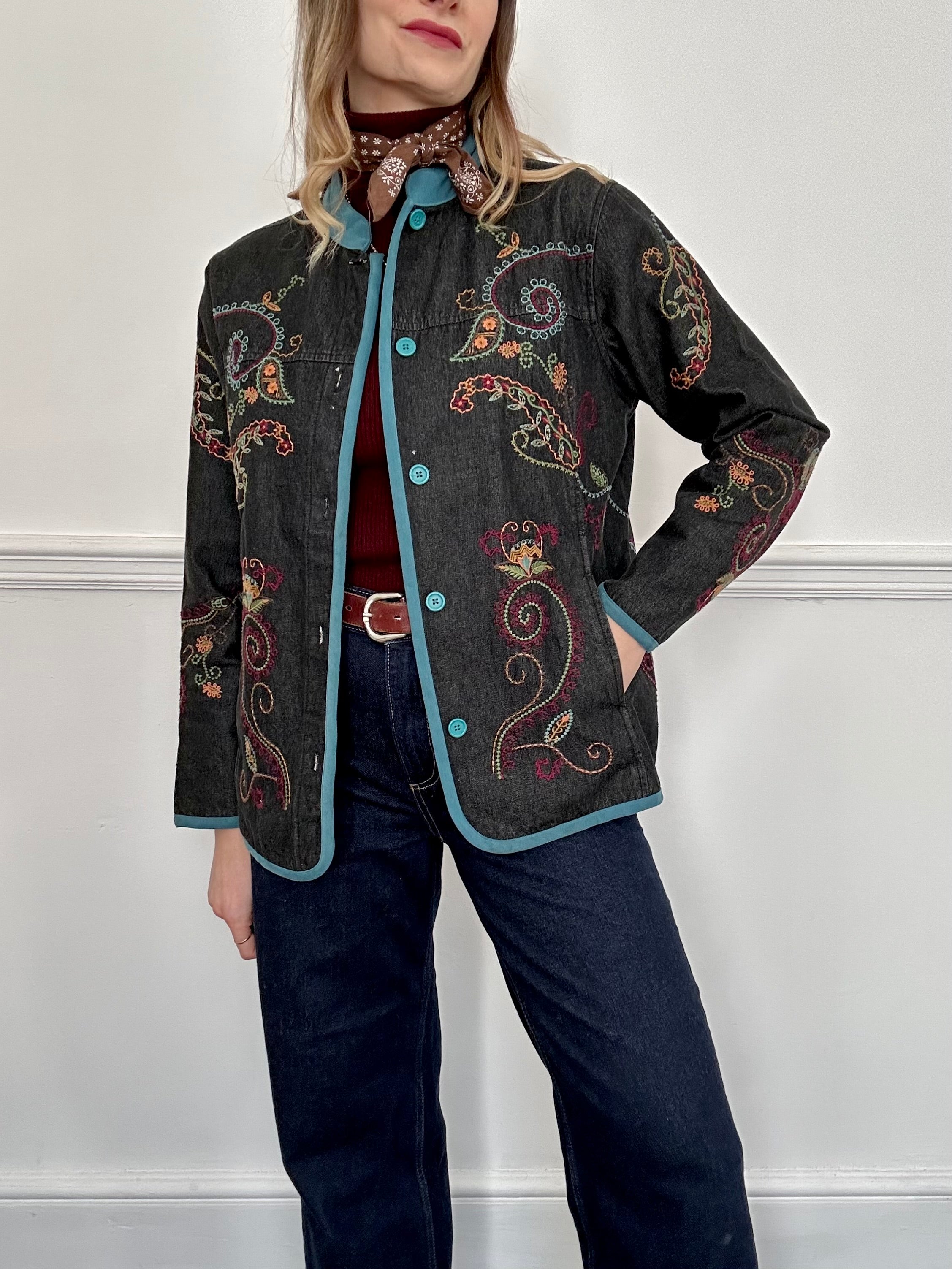 Embroidered Jacket - M/L