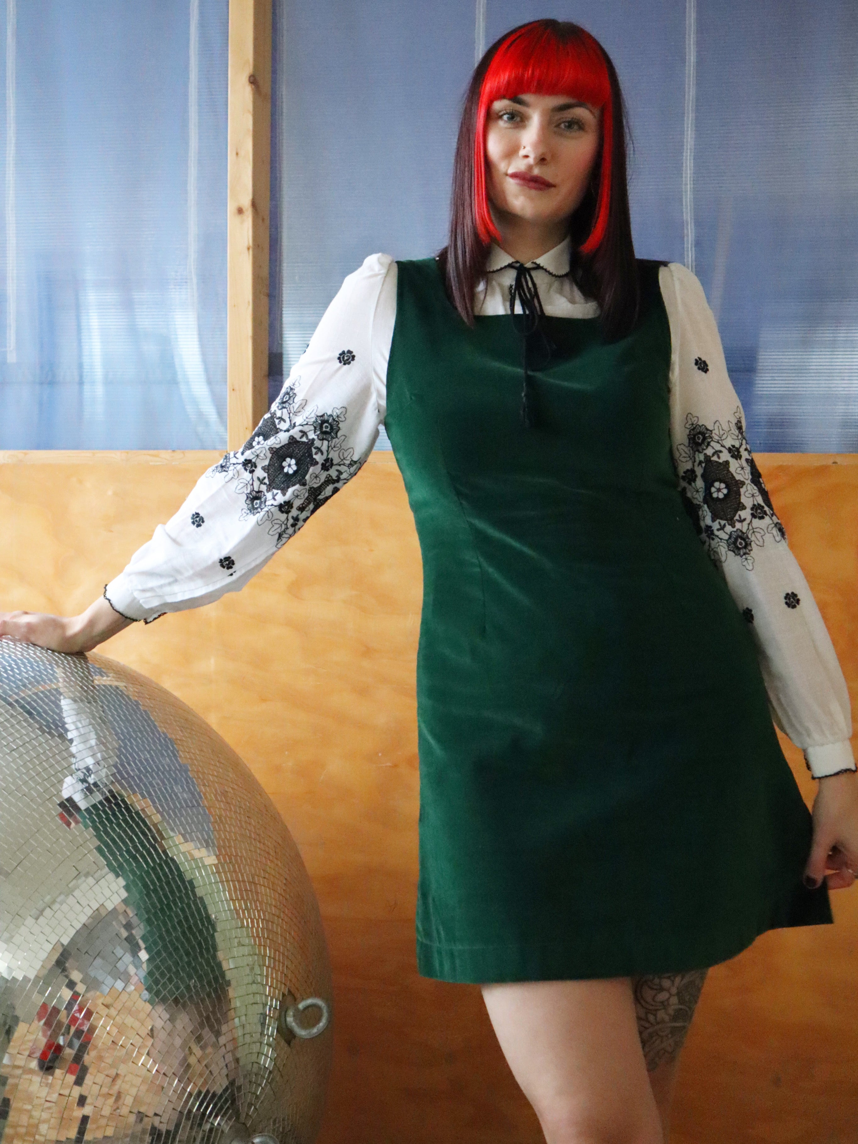 Velvet De'Ville Green Dress