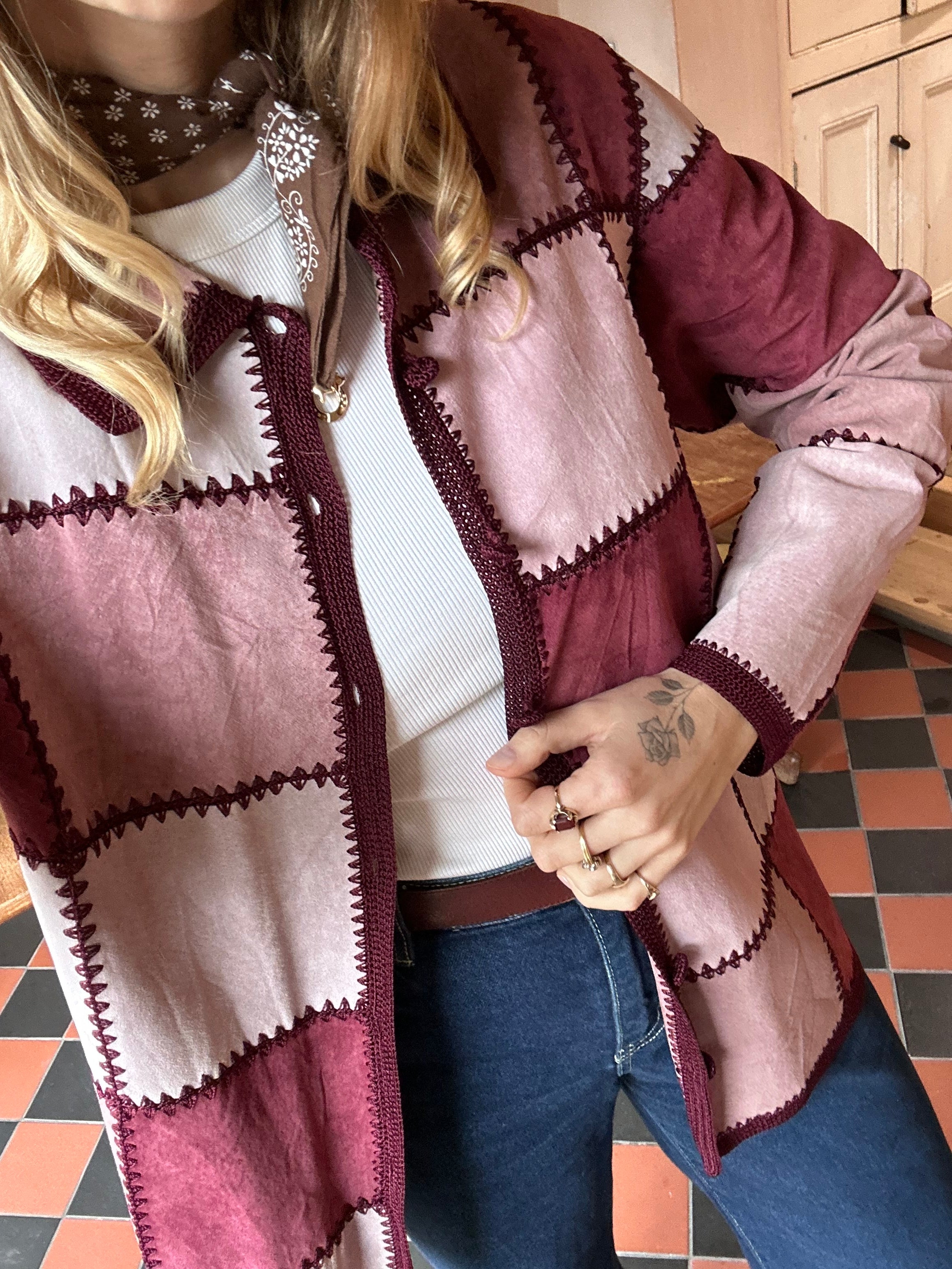 Suede Patchwork Jacket - M/L