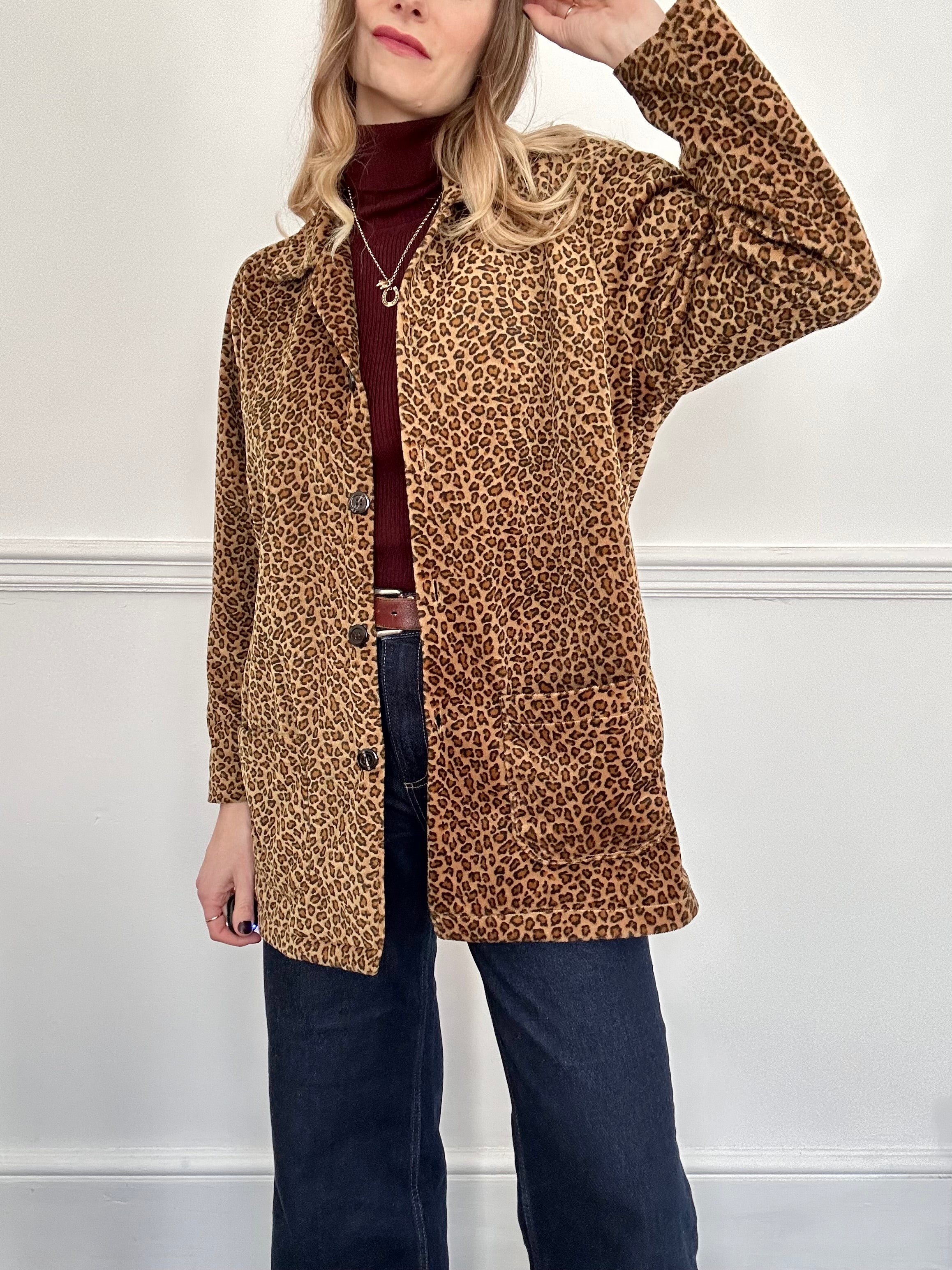 Leopard print shacket - M/L