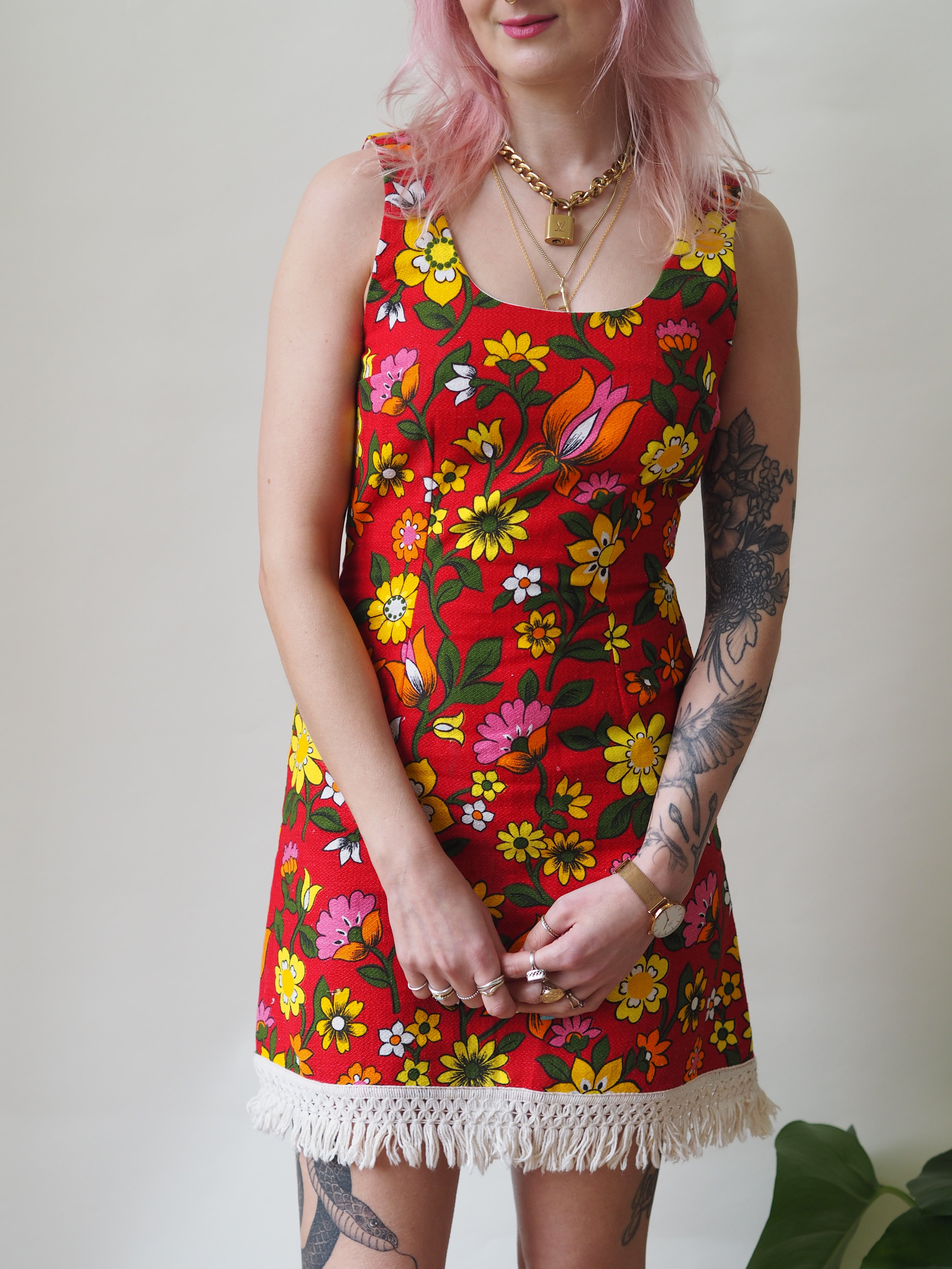 Blossoming Rouge De'Ville Dress