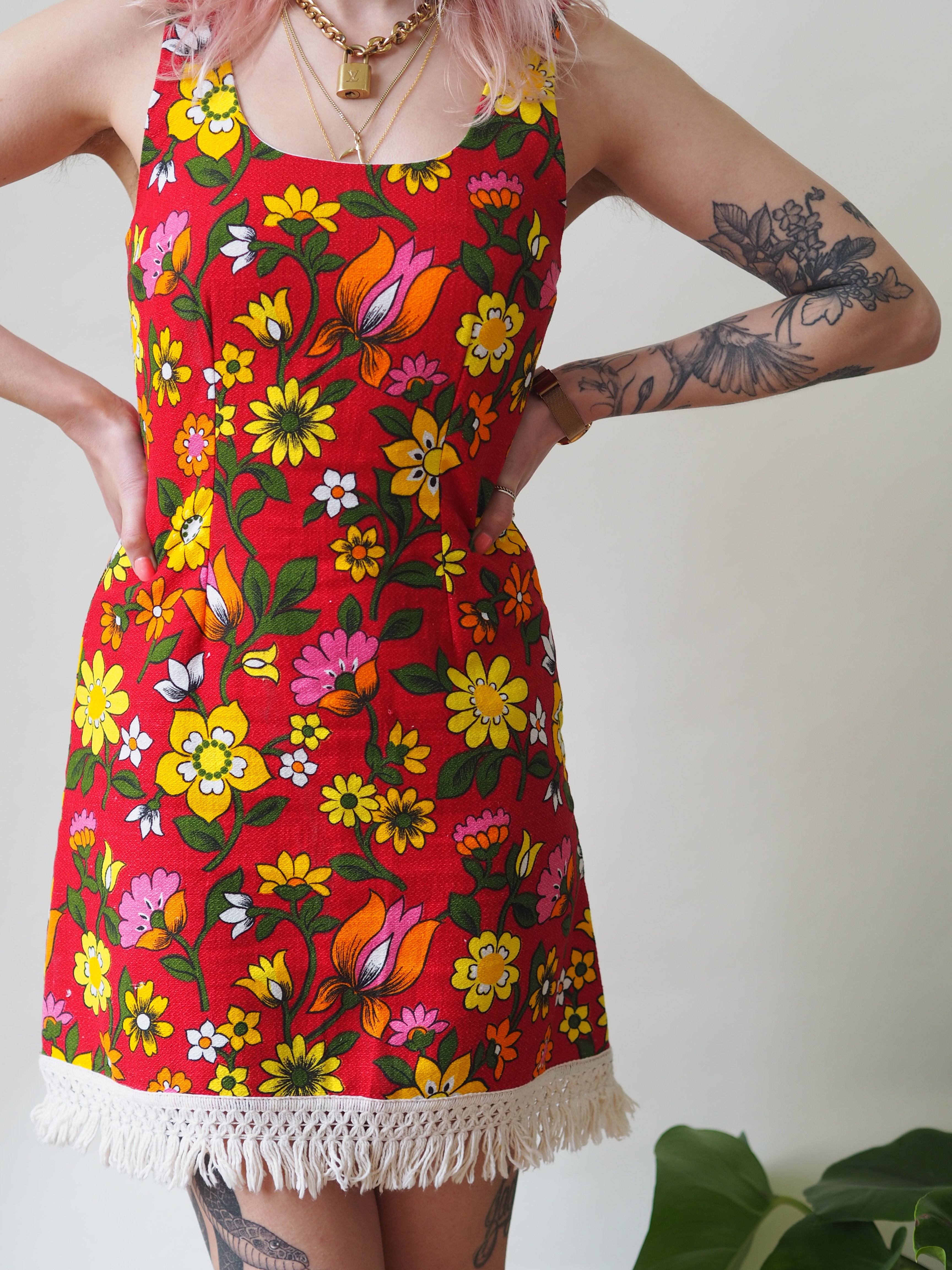 Blossoming Rouge De'Ville Dress