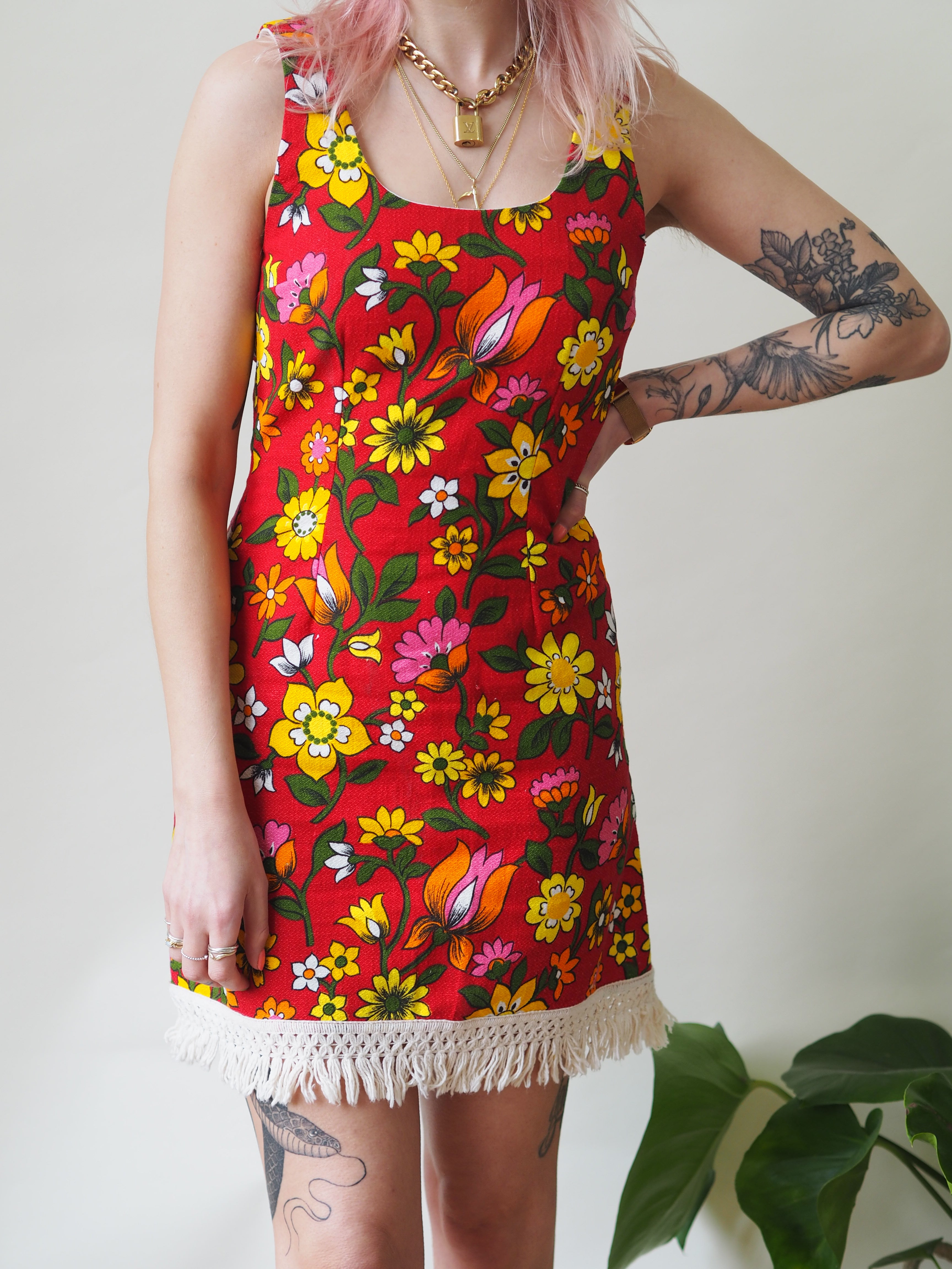 Blossoming Rouge De'Ville Dress