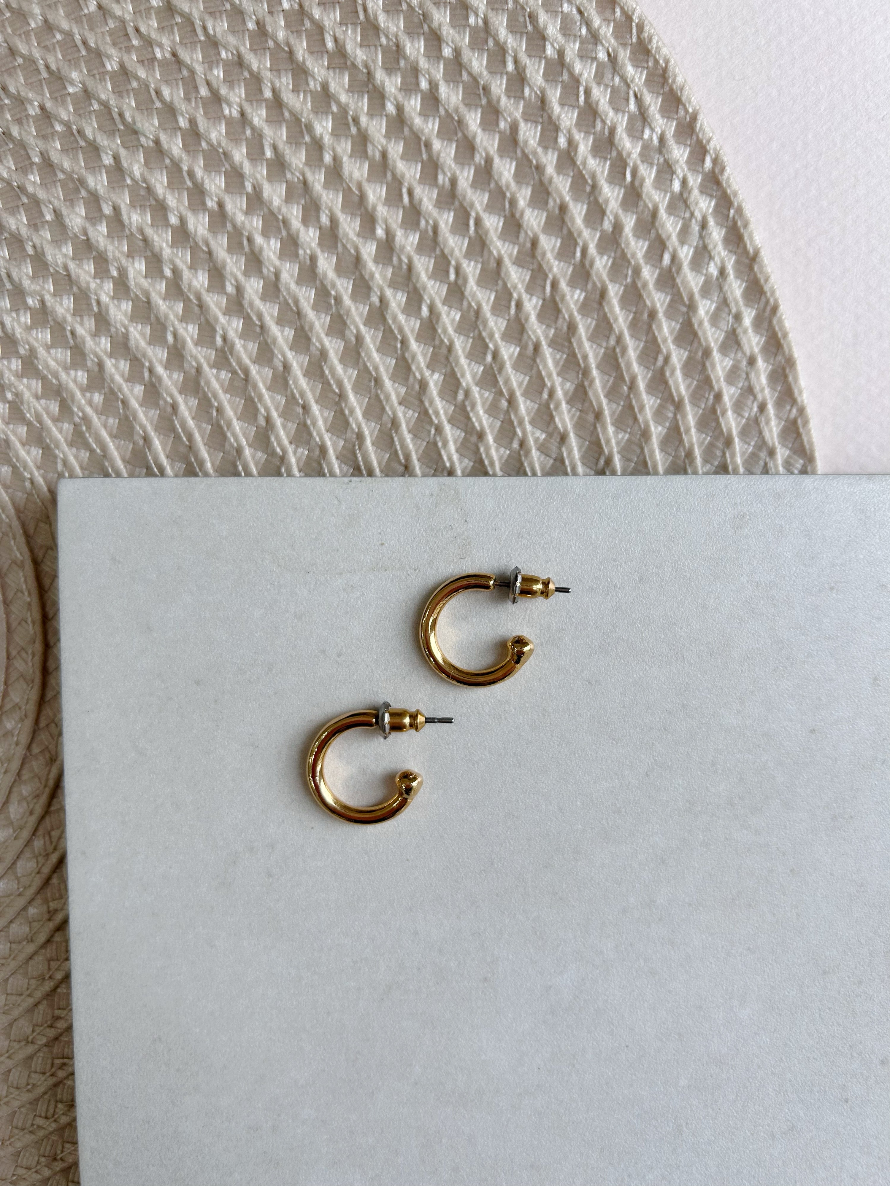 Gold Plated Small Hoop